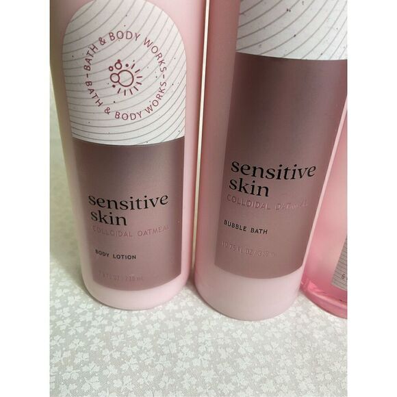 Bath and Body Works SENSITIVE SKIN COLLOIDAL OATMEAL 4 Piece Set - Picture 3 of 9